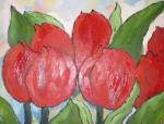 Red colors in spring